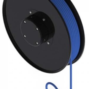 Rendu d’un enrouleur DEMAC série 6000 noir avec câble électrique bleu