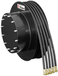 Enrouleur hydraulique Demac A5 à cinq tuyaux